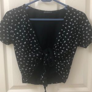 brandy melville wrap top